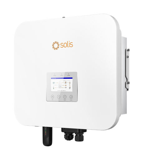 [026002150028] Solis - 5kVA 3x400V+N Hybride (sans MPPT, avec écran, batterie HT) - S6-EA3P5KAA-NV-YD-H-PRO